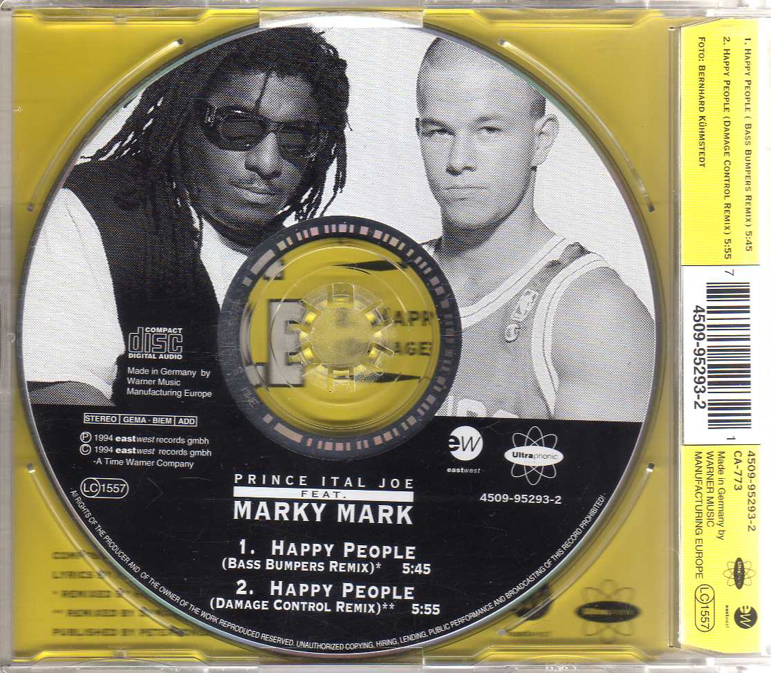 Prince Ital Joe & Marky Mark Happy People Prince Ital Joe Feat. Marky Mark – Happy People (Remix) – CDM