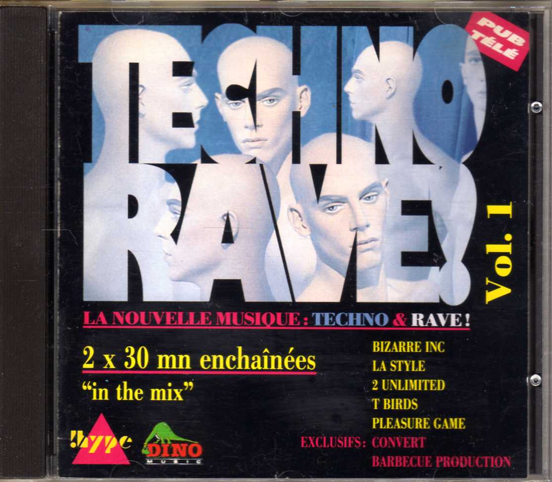Compilation – Techno Rave! Vol. 1 – CD | Eurodance 90 CD shop
