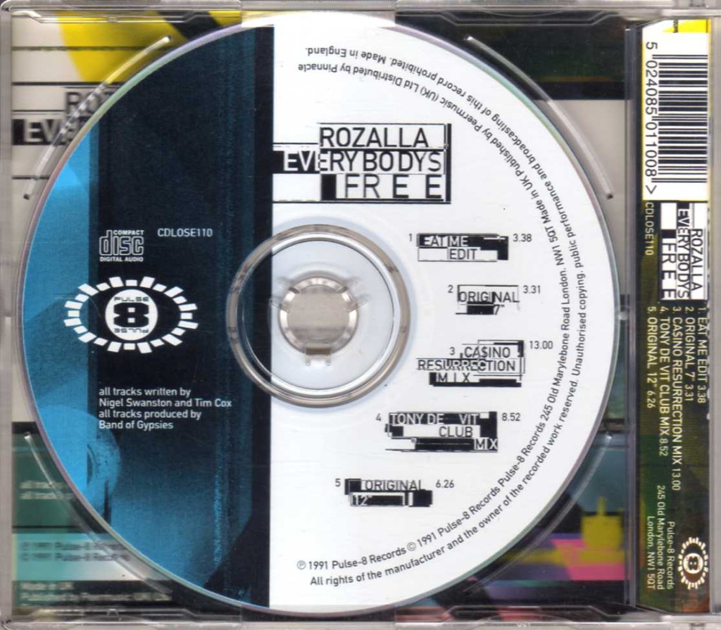 Rozalla Everybody s Free (To Feel Good) CDM Eurodance 90 CD shop