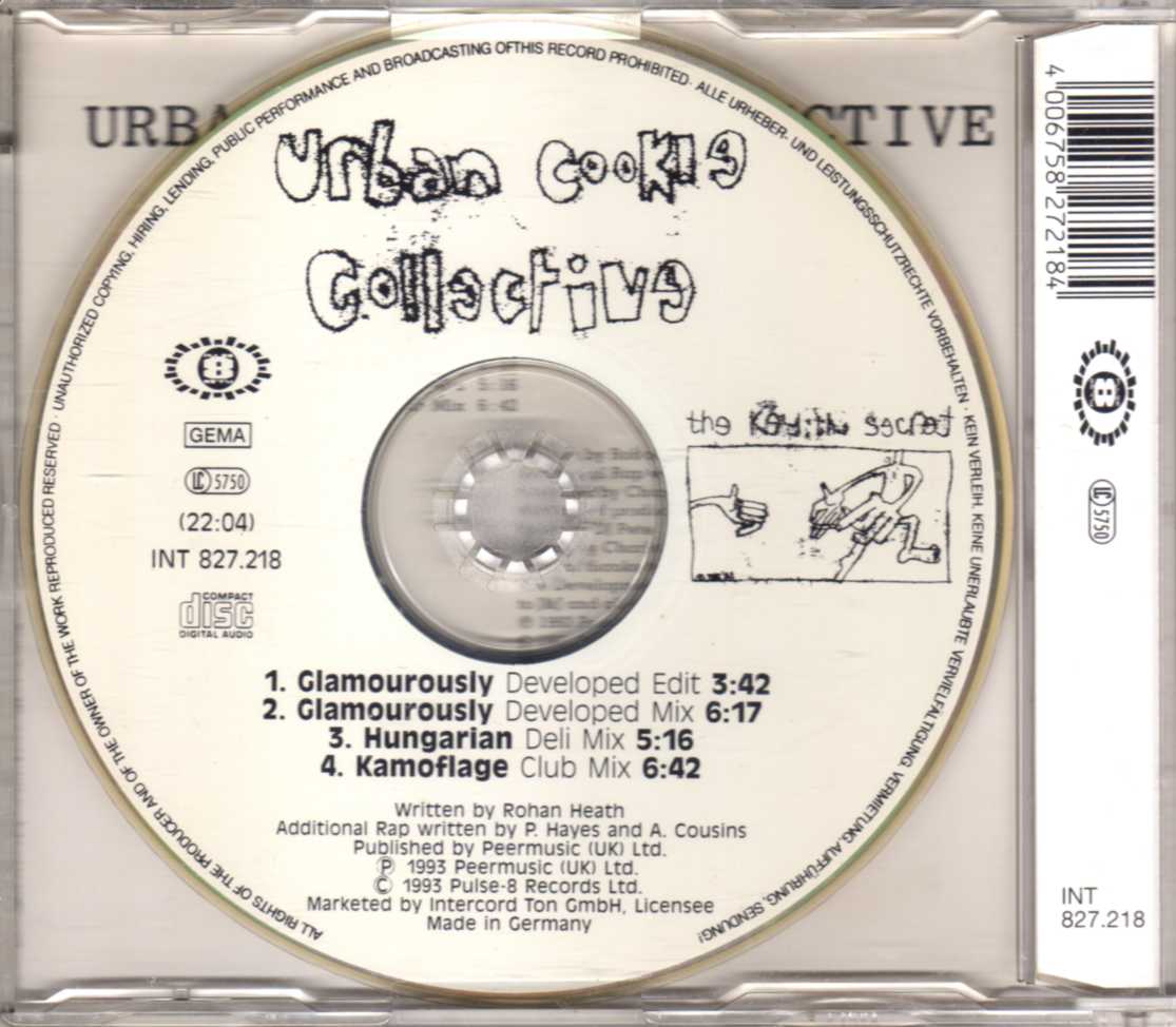Urban Cookie Collective The Key The Secret CDM Eurodance 90 CD shop