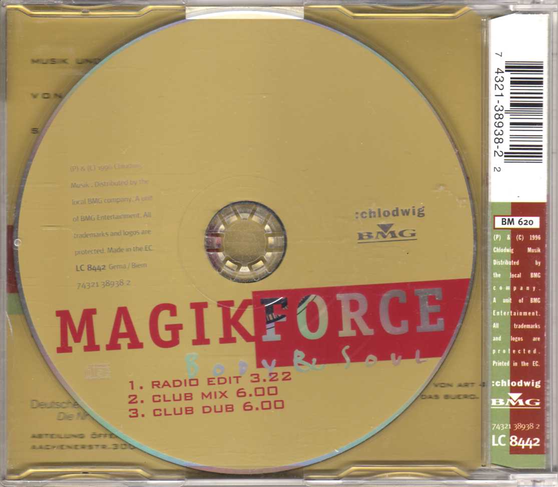 Magik Force – Body & Soul – CDM | Eurodance 90 CD shop