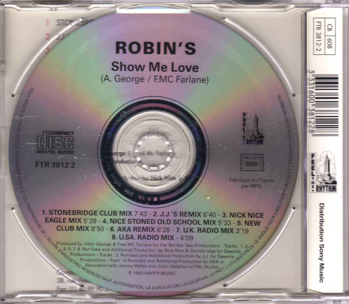 Robin S. Show Me Love CDM Eurodance 90 CD shop Robin S. Show Me Love CDM Eurodance 90 CD shop